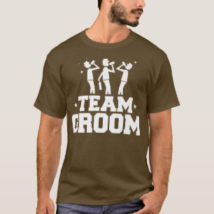 Mens Team Groom Bachelor Party Before Wedding  T-Shirt