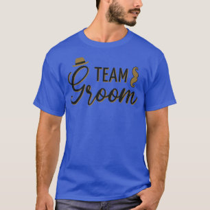 Mens Team Groom Funny Group Bachelor Party  T-Shirt