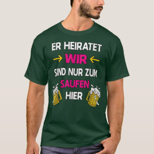Mens Team Groom Mens JGA Stag Party  T-Shirt