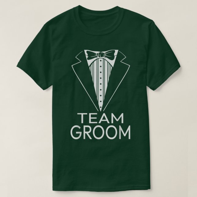Mens Team GroomWedding Marriage  T-Shirt (Design Front)