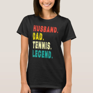 Mens Tennis Player Husband Dad Tennis Legend Vint T-Shirt
