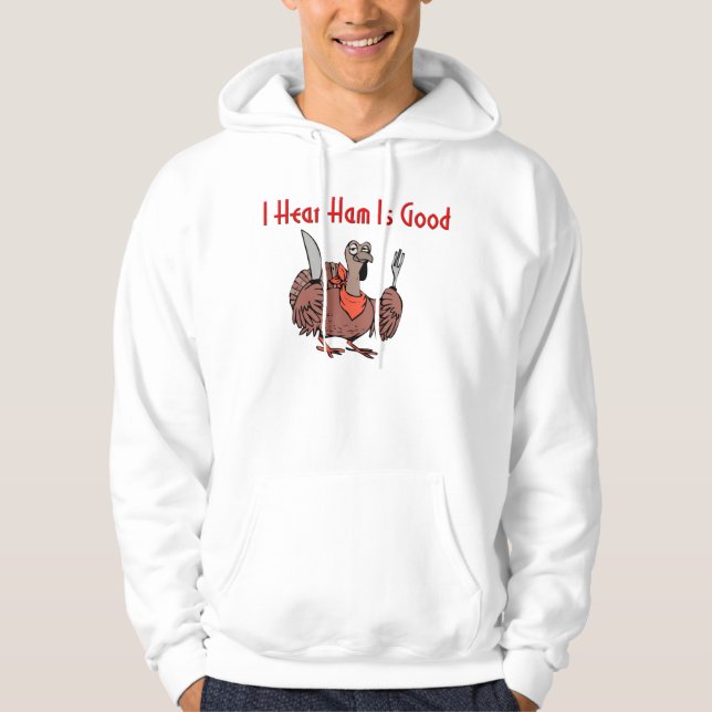 Men's Thanksgiving Hooded Sweatshirt (Front)