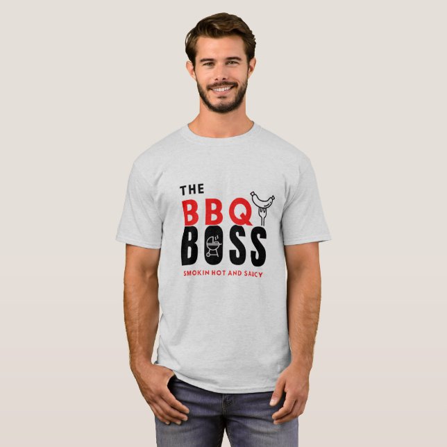 Men's The BBQ Boss T-Shirt (Front Full)