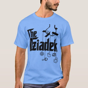 Mens The Dziadek Polish Grandfather Baby Shower  T-Shirt