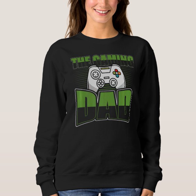 Mens The Gaming Dad Dads Favourite Controller Fath Sweatshirt (Front)