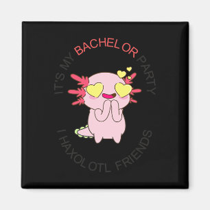 Mens The Groom Squad Bachelor Party Wedding I Haxo Magnet