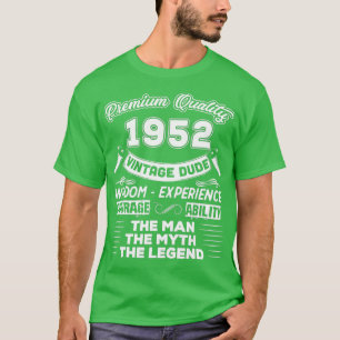 Mens The Man Myth Legend Vintage 1952 70th Birthda T-Shirt