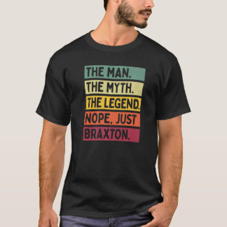 Mens The Man The Myth The Legend Nope Just Braxton T-Shirt