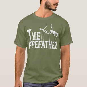 Mens The Pipefather Plumber Plumbing Pipefitter T-Shirt