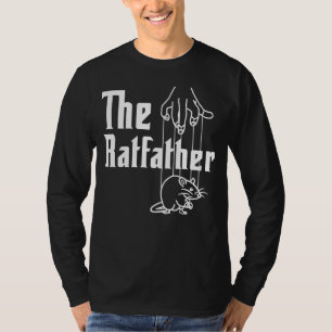 Mens The Ratfather Rat Dad Rodent Animal Fathers D T-Shirt
