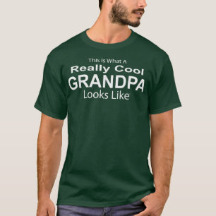 Mens This Is What A Really Cool Grandpa Looks Like T-Shirt