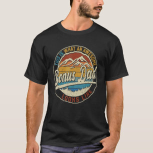 Mens This Is What An Awesome Bonus Dad Looks Like T-Shirt