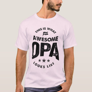 Mens This is What an Awesome Opa Grandpa Gift T-Shirt