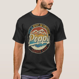 Mens This Is What An Awesome Poppy Looks Like Fath T-Shirt