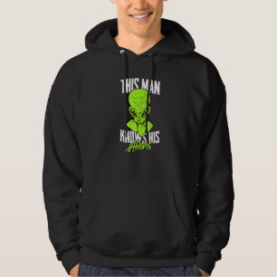Mens This Man Knows His Aliens Ufo Extraterrestri Hoodie