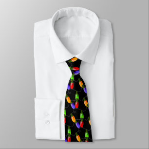 Men's Tie-Christmas Lights Tie