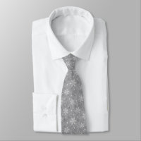 Men's Tie-Christmas Snowflakes Neck Tie