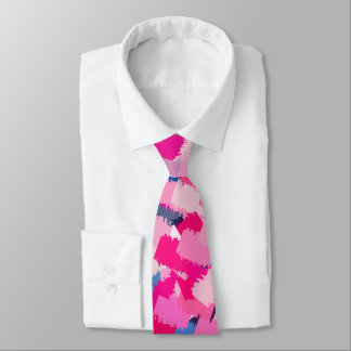 Mens tie colourful abstract design
