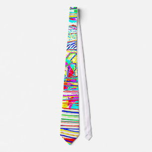 Men's Tie-"Coral Ambience" by Ralph McKnight Tie