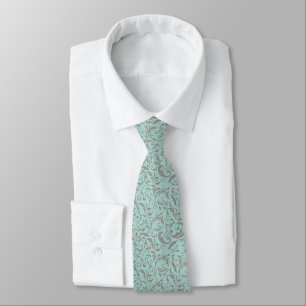 Men's Tie Damask Print