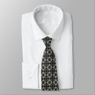 Men's Tie Damask Print