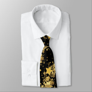 Men's Tie-Gold Stars Tie