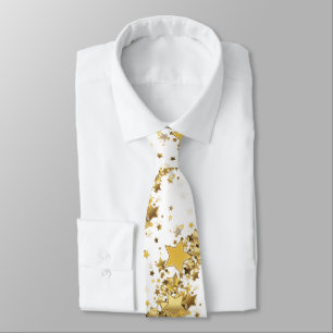 Men's Tie-Gold Stars Tie