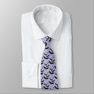 Men's Tie-Halloween Bats Tie