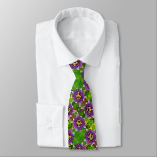 Men's Tie Passionflower #3