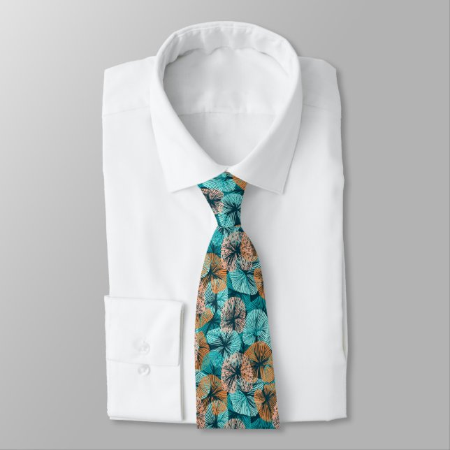 Men's Tie Tropical Palms  (Tied)