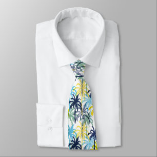 Men's Tie Tropical Palms