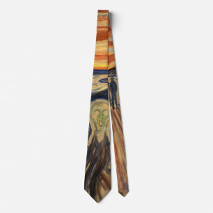Men's Tie with Munch's The Scream