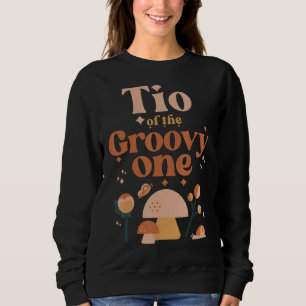 Mens Tio Of Groovy One Boho 1st Birthday Hippie Mu Sweatshirt
