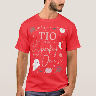 Mens Tio of the Spooky One Girl First Birthday Pin T-Shirt