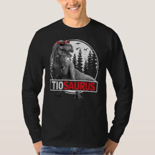 Mens Tiosaurus Rex Dinosaur Tio Saurus Father's Da T-Shirt