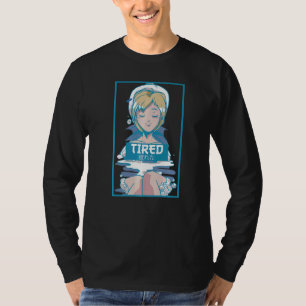 Mens Tired Vaporwave Aesthetic Femboy   T-Shirt