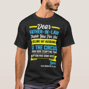 Mens To My Father In Law From Daughter In Law Soon T-Shirt