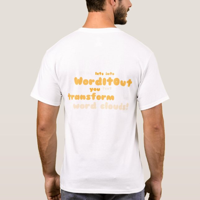 Men's Tops: back layout T-Shirt (Back)