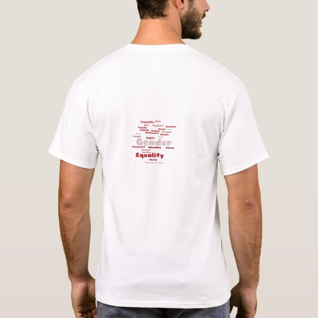Men's Tops: back layout T-Shirt (Back)