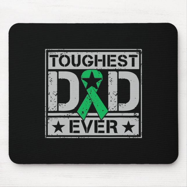 Mens Toughest Dad Ever - Gallbladder Bile Duct Can Mouse Pad (Front)