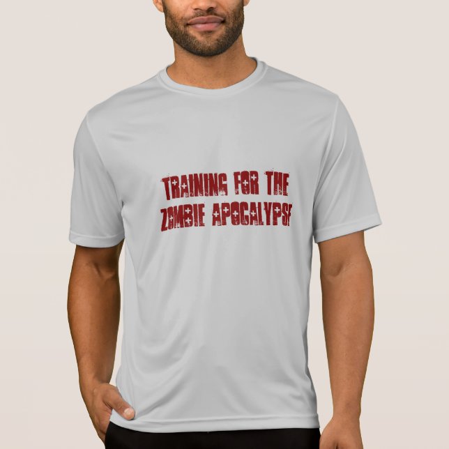 Mens Training for the Zombie Apocalypse Tee (Front)
