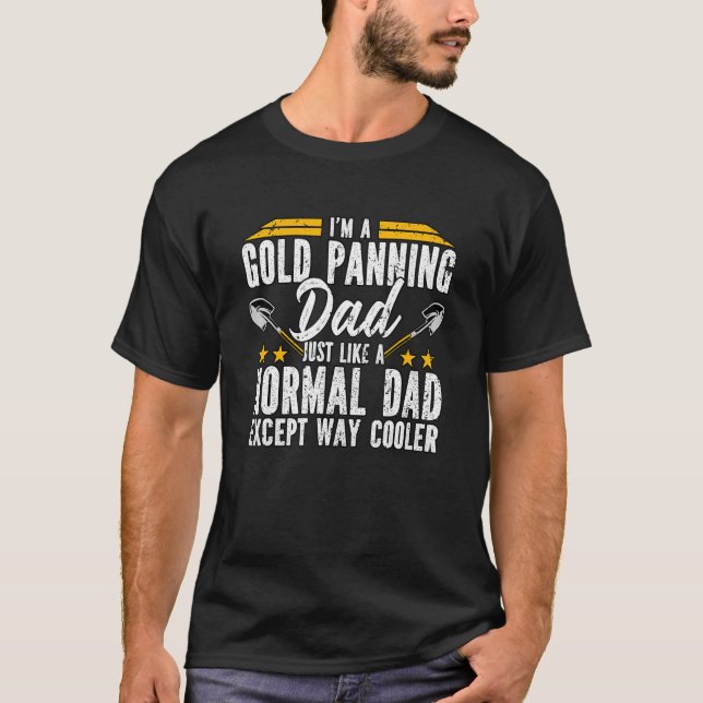 Mens Treasure Hunting Gold Panner 2 T-Shirt (Front)