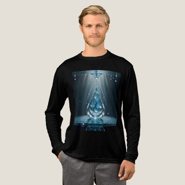 Men's Tri-Blend Basic T-Shirt Shirt (Full Front)