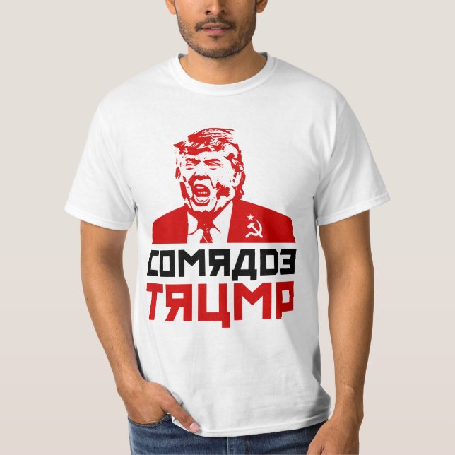 Mens Trump T-Shirt: "COMRADE TRUMP" T-Shirt (Front)