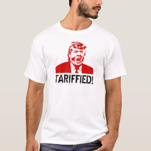 Men's Trump T-Shirt: "TARIFFIED!" Trump Lies T-Shirt