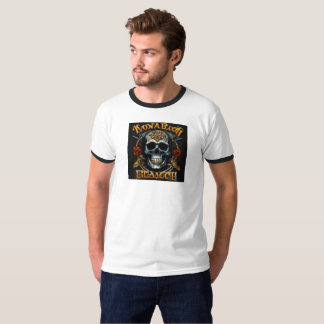 Mens Tshirt with skeleton design