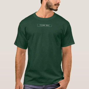Mens TShirts Deep Forest Green Custom Template