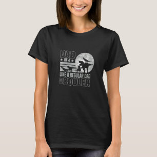 Mens Tyrannosaurus Rex Dinosaur Dad Of 4 Kids Fath T-Shirt