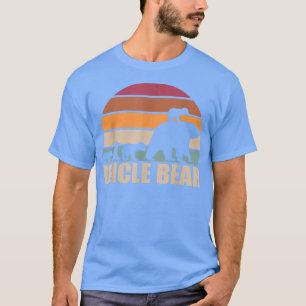 Mens Uncle Bear of 4 Uncle of four Nephews Nieces  T-Shirt