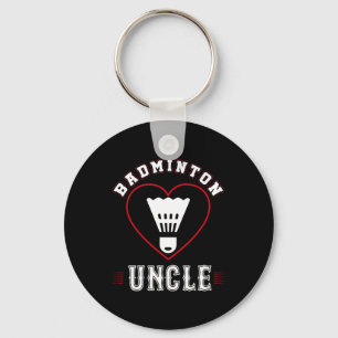 Mens Uncle Dminton Gifts Funny Father's Day Sports Key Ring